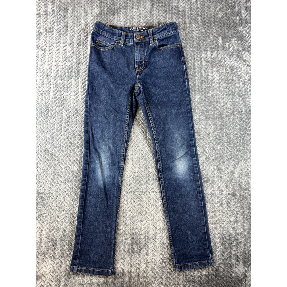 Arizona Jean‎ Co Womens 24x23.5 Blue Denim Streetwear Medium Wash Skinny Leg